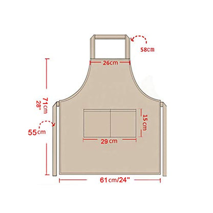 16 Pack Green Bib Plain Aprons Bulk for Women Men Adult with 2 Pockets-Chef Cooking Kitchen Painting Baking Restaurant Servers (16 pcs,Green) - color: Green