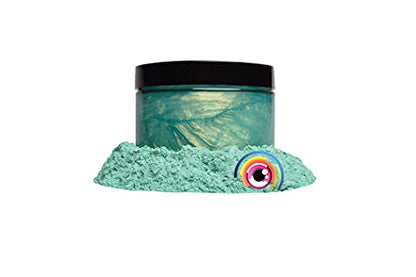 Eye Candy Premium Green Mica Powder Pigments | Multipurpose DIY Arts and Crafts Additive | Acrylic, Woodworking, Bath Bombs, Resin, Epoxy, Soap, Fishing Lures (Nebula Green) - color: Nebula Green