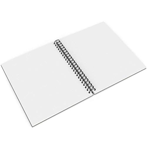 Arteza Sketch Book, 9x12-inch Gray Drawing Pad, 100 Sheets, 68 lb 100 GSM, Hardcover Drawing Book, Spiral-Bound Sketch Pad for Pencils, Charcoal, Pens, Crayons and Other Dry Media