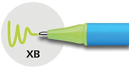 Schneider Slider Edge XB Ballpoint Pen, Box of 10, Light Green (152211) - color: Light Green, size: 1 Count (Pack of 10)
