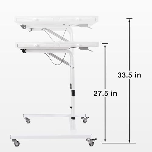 1000 Piece Jigsaw Puzzle Board Table with Drawers and Cover, Puzzle Board with Adjustable Angle and Height, Movable Puzzle Table with Legs for Adults, 30''x22'' Board with Storage, 4 Wheels - size: 1000 Puzzle Table