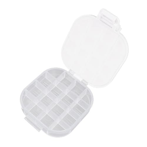 Bitray 16-Well Airtight Paint Palette Box with Lid Gouache Oil Paint, White - color: White-snap Fastener, size: 16-Wells