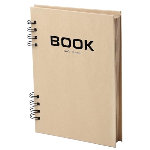 SuyuanArt A5 Toned Tan Sketch Pad, 5.5" x 8.5" (1 Pack, 50 Sheets) - Spiral Bound Mixed Media Sketchbook for Drawing, Doodling, Sketching & Painting - Acid Free, Artist Paper for Charcoal, Pencil, Pen - color: Toned Tan Sketch Pad (5.5" X 8.5") ﻿