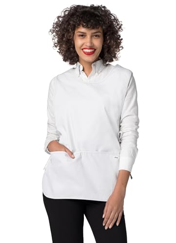 Adar Universal Cobbler Apron 6 Pack - Unisex Cobbler Apron - color: White, size: Standard