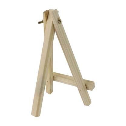4 Pcs Tabletop Easel,Easel for Painting 7.48 Inch Wooden Painting Stand for Art,and Crafts,Portable Canvas Photo Picture Sign Holder for Kids and Adults - size: 7.48"x4.33"/19x11 cm(LW)
