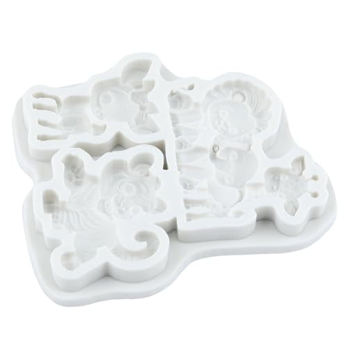 Animal Polymer Clay Mold Lion Elephant Giraffe Silicone Molds - color: Style D