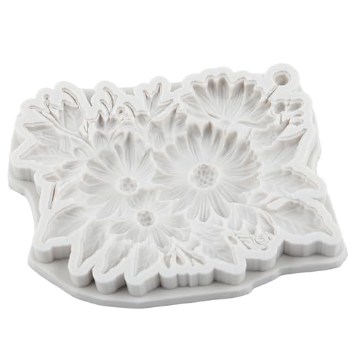 Sunflower Polymer Clay Molds Sunflower Daisy Flower Silicone Mold - color: Style N