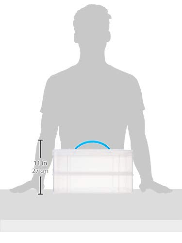 Snapware Snap 'N Stack Portable Storage Bin for Tools and Craft Storage - size: 14.1 x 10.5-Inch
