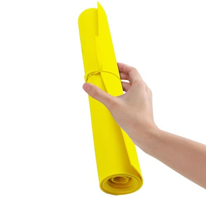 EVA Foam Roll | High Density 85kg/m3 | 2mm Thick | 48"x14" | Ideal for Cosplay, Crafts, DIY Projects (Yellow 6pcs) - color: Yellow 6pcs