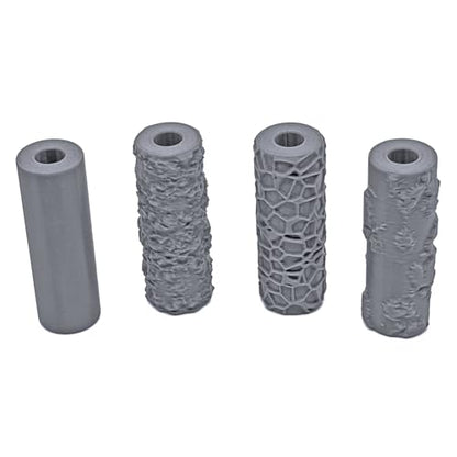 EnderToys Mini Texture Roller (Starter Set) - Textured Rolling Pin and Accessories for Modeling Putty and Clay