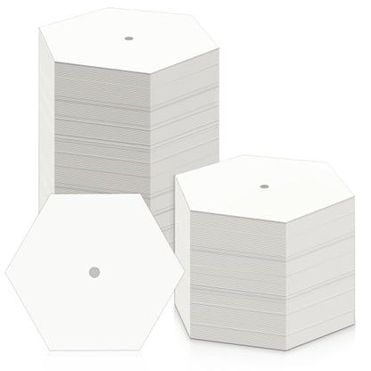 240 PCS Hexagon Piecing Paper Templates, 1.5" White Paper templates, Quilting Templates Accessories for DIY Patchwork Crafts and Sewing Supplies - size: 1.5 Inch- 240 pcs Hexagon