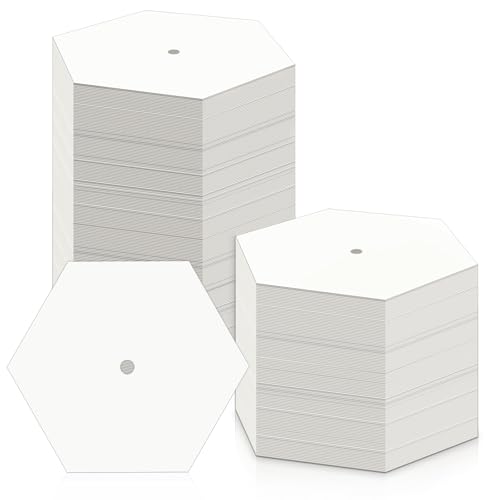 240 PCS Hexagon Piecing Paper Templates, 1.5" White Paper templates, Quilting Templates Accessories for DIY Patchwork Crafts and Sewing Supplies - size: 1.5 Inch- 240 pcs Hexagon