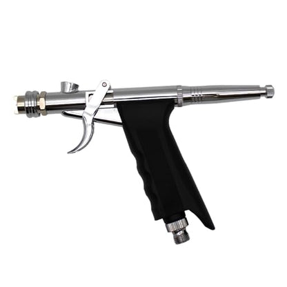Uouteo Airbrush Kit, Double Action Trigger Airbrush Gun with 0.5mm Fan Spray Cap/Needles/Nozzles, 15 CC Cup, Air Brush Guns for Painting - color: 217B 0.5mm Airbrush Kit