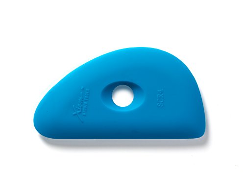 Xiem Tools Firm Silicone Clay Rib for Ceramics and Pottery (SCR4-B-10204) - size: SCR4-B-10204