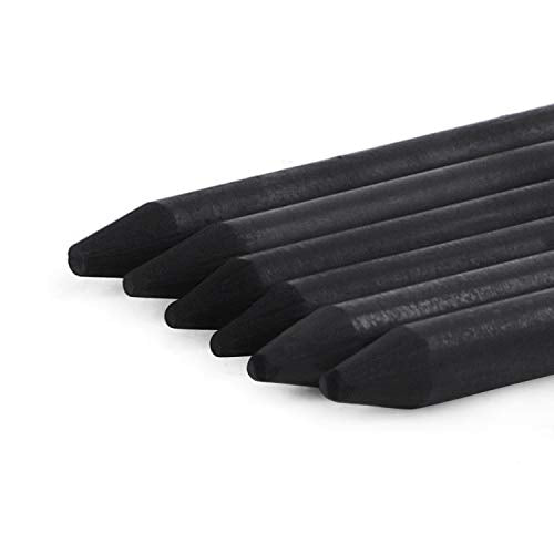 6 Pcs Soft Medium Hard 5.6mm Charcoal Lead Refills Mechanical Pencil Lead Professional Artist Sketch Pencil Refills Automatic Graphite Pencil Lead Refills for Students Drawing Sketching Art Supplies - color: 6pcs 5.6mm Lead Refills-Soft Medium Hard