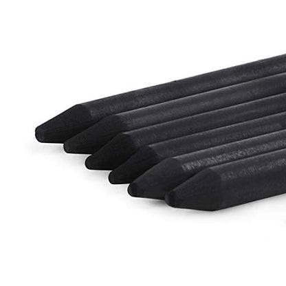6 Pcs Soft Medium Hard 5.6mm Charcoal Lead Refills Mechanical Pencil Lead Professional Artist Sketch Pencil Refills Automatic Graphite Pencil Lead Refills for Students Drawing Sketching Art Supplies - color: 6pcs 5.6mm Lead Refills-Soft Medium Hard