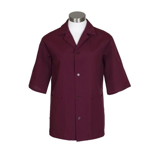 FAME Adult's UniSex Smock - color: Burgundy, size: Small