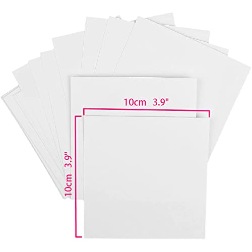 Watercolor Paper Sketchbook,3.9x3.9 Inch 20Sheets Mini Mixed Media Notebook | 140lb/300gsmTearable Artist Paper,Small Travel Drawing Journal for Adults,Painting,Watercolors,Art Supplies,White - color: 1-3.9x3.9 inch-300gsm-white