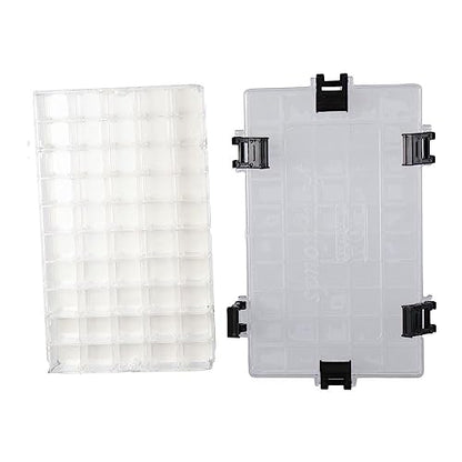 HomeSoGood 50-Well Watercolor Palette Box,Airtight Stay Wet and Leak Proof Painting Palette Watercolor Painting Pallet for Oil Paint, Gouache