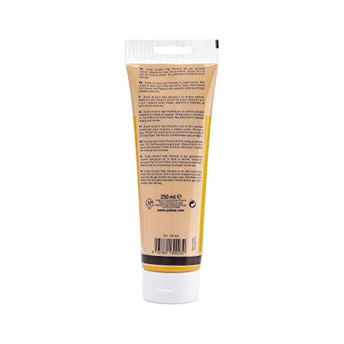 Pebeo Studio Acrylics High Viscosity, Fine Acrylic, 250 ml - Cadmium Yellow Medium Hue - color: Medium Cadmium Yellow Hue