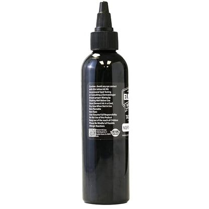 Element Tattoo Supply Nighthawk Black Tattoo Ink 4 oz Bottle - size: 4oz