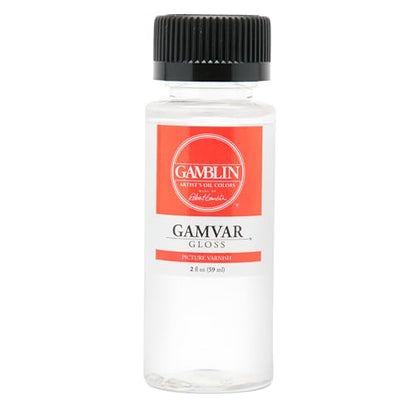 Gamblin Oil Painting Must Haves Mediums Set, Kit Includes 6 Gamblin Trial-Sized Mediums and Varnish