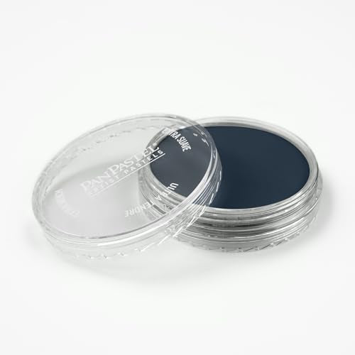 PanPastel Artist Pastels by GOLDEN, Ultramarine Blue Extra Dark, 2.44” / 62mm Pan Diameter, Professional Artist Pastels, Unique Pan Format (cake-like) - color: Ultramarine Blue Extra Dark, size: 9 ml (Pack of 1)
