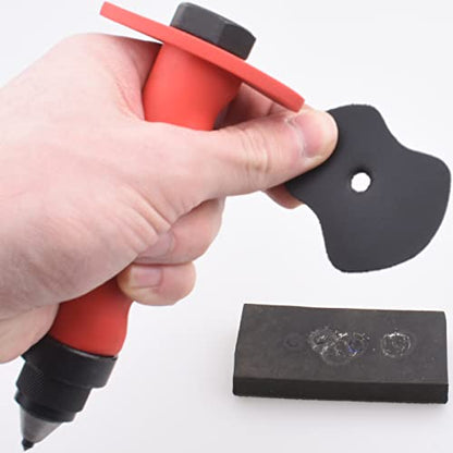 13 Sharp Hollow Punch Tool Set Leather Kit Gasket Hole