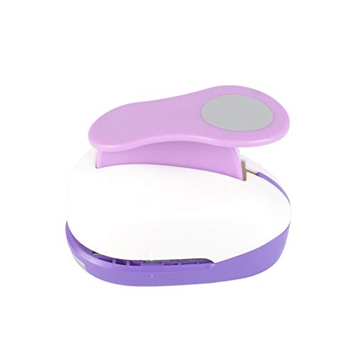 Circle Punch 1.75 inch Craft Lever Circle Shape Lever Punch Handmade Paper Candy Color by Random 1.75 inch（44.5mm） - color: EVA-Circle-1.75