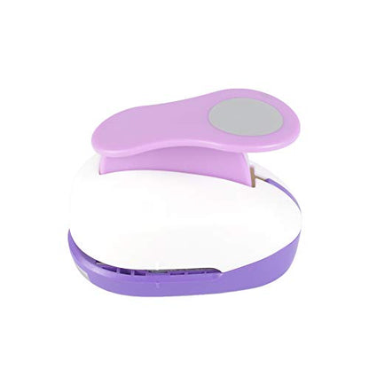 Circle Punch 1.75 inch Craft Lever Circle Shape Lever Punch Handmade Paper Candy Color by Random 1.75 inch（44.5mm） - color: EVA-Circle-1.75