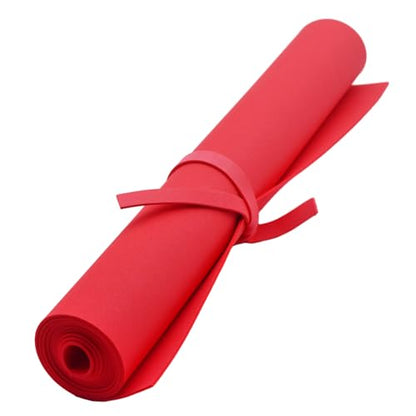 EVA Foam Roll | High Density 85kg/m3 | 2mm Thick | 48"x14" | Ideal for Cosplay, Crafts, DIY Projects (Red 1pcs) - color: Red 1pcs