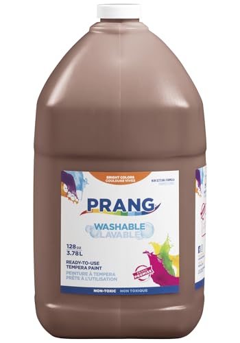 Prang Washable Tempera Paint, Brown, 1 Gal., 1 Count - color: Brown