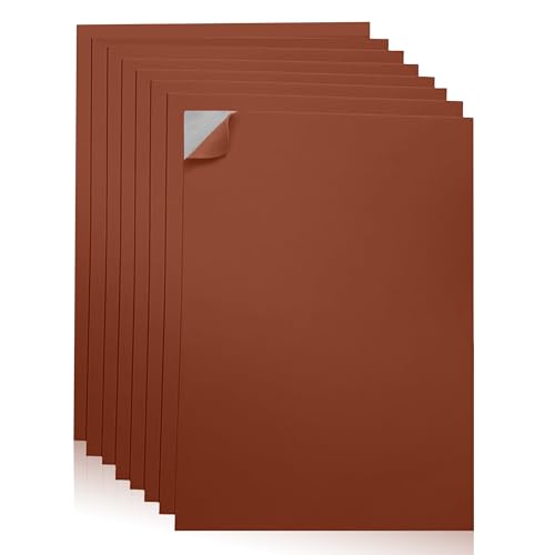 Self-Adhesive EVA Foam Sheets for Crafts – 2mm Thickness 8 Brown Sheets, 6 x 9 Inch, Peel & Stick Foam Paper for DIY, Scrapbooking & Kids’ Art. - color: Brown - 8 Pack