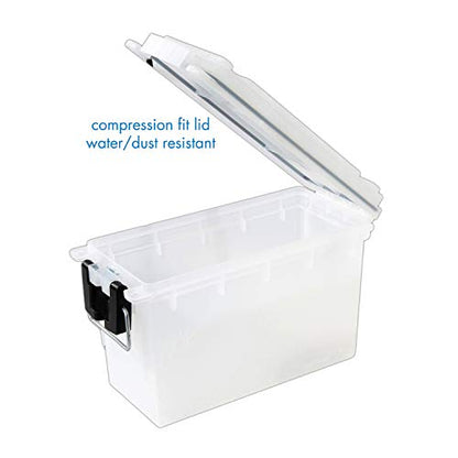 12535 Translucent Craft Organizer, Art Supply Organizer and Storage, Lockable School Supplies Organization, Moisture Resistant, Made in USA (Pack of 4) - size: One Size (Pack of 4)