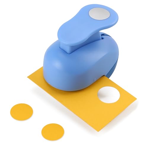 5/8 Inch Circle Punch - Creates Perfect Circles Every Time, Handmade Scrapbooking Tool for Card Making, DIY Photo Albums, Invitations & Decorations - size: 5/8 Inch