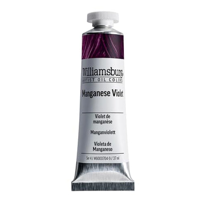 Williamsburg Artist Oil Colors, Manganese Violet, 37 ml Tube - color: Manganese Violet, size: 1.25 Fl Oz (Pack of 1)