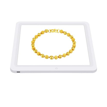 PULUZ Photo Studio LED Shadowless Light Panel 8" X 8" / 20 x 20 cm Photography Softbox Bottom Light with USB Power Cable for Food Jewelry Cosmetic Crafts Shooting - size: 8.5*8.5 Inch