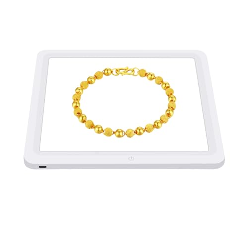 PULUZ Photo Studio LED Shadowless Light Panel 8" X 8" / 20 x 20 cm Photography Softbox Bottom Light with USB Power Cable for Food Jewelry Cosmetic Crafts Shooting - size: 8.5*8.5 Inch