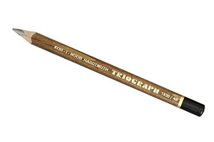 Koh-I-Noor Triograph Graphite Pencil Artist Set, 2B, 4B, 6B Degrees, Pack of 3 Pencils, Black (FA1830.3BC) - size: 3 Count (Pack of 1)