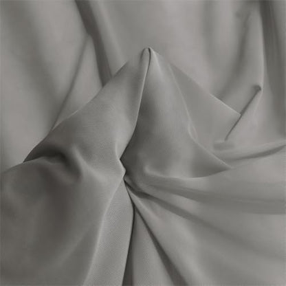 Manyshofu Grey Mesh Fabric by The Yard 4-Way Stretch, 60 Wide (1 Yard) - color: Grey, size: 1 Yard