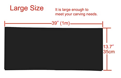 OISAKLD EVA Foam 2mm-10mm 13.7"×39" Craft Foam Sheet 74 kg/m³ Cosplay Foam for Craft Model Cosplay 8mm - color: Black, size: 8mm -Thickness