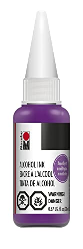 Marabu Alcohol Ink Basic Bundle – 42 Vibrant Colors, Alcohol Inks for Resin, DIY Crafts & More
