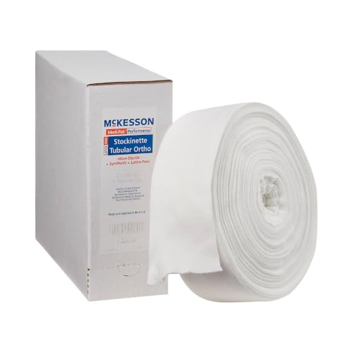 McKesson Stockinette, Non-Sterile, Latex-Free, White, Polyester, 3 in, 1 ct | Tubular, 25 yds