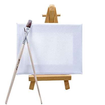 10 Pcs 7.5 Inch Mini Wood Display Easel, Tabletop Easels | Wooden Tripod Holder Stand for Displaying Photos, Picthres - style: 7.5 Inch