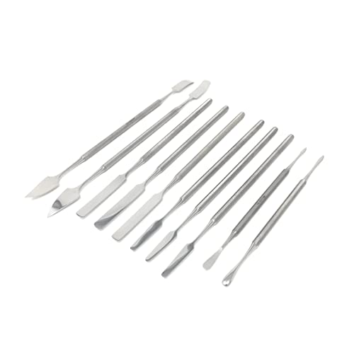 CYNAMED 10 Pc Stainless Steel Spatula Wax & Clay Sculpting Tool Set - style: 10PC