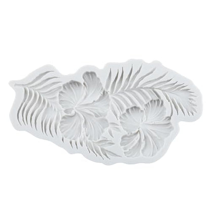 Flower Polymer Clay Molds Hibiscus Flower Silicone Mold - color: Style C