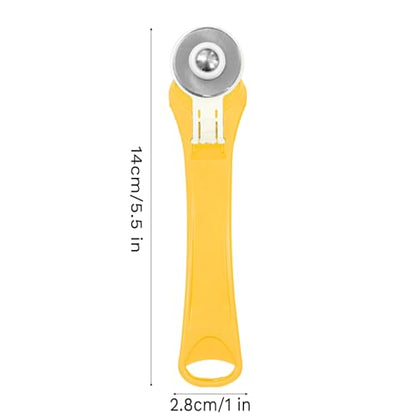 Rolling Rotary Cutter for Fabric, Roller Fabric Cutter Rotary Tool Sewing | 28mm Fabric Cutter for Sewing Supplies,Arts Crafts,Quilting Tools