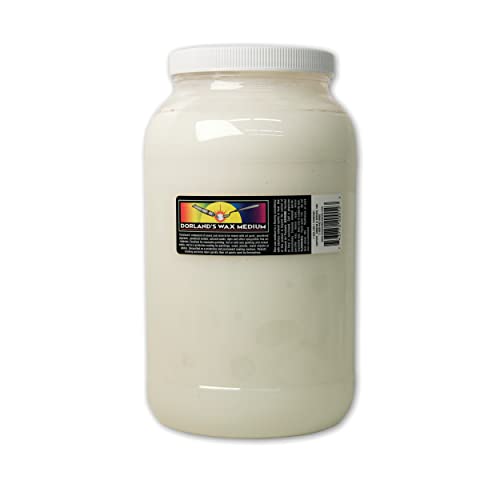 Jacquard Dorlands Wax - 1 Gallon - Versatile Pure Wax and Damar Resin - Protective Topcoat for Sealing and Finishing - size: 128 Fl Oz (Pack of 1)