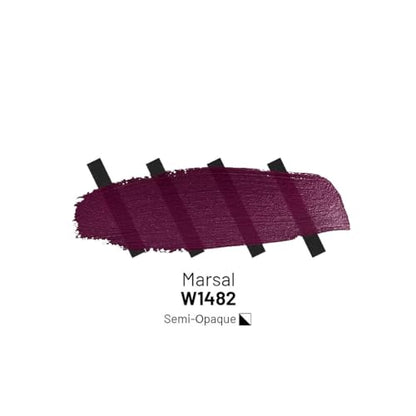 Acrylic Inks for Artists - Marsala Acrylic Ink, 3.38 Fl Oz (100 ml) | Highly Concentrated, Multifunctional Liquid Acrylic Paint - color: Marsala
