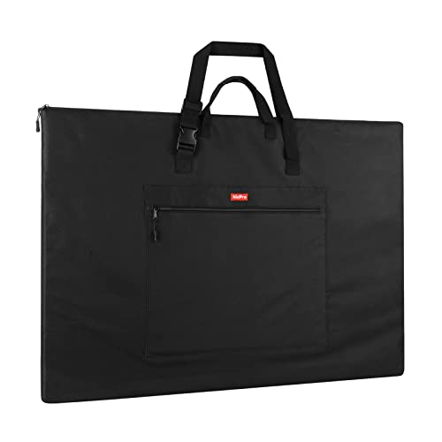 Nicpro Light Weight Art Portfolio Bag, 20x26” Waterproof Art Portfolio Case | with Shoulder & Handle Carry, for Artwork, Poster, Sketch Drawing, Canvas, Photography, Solar Panel Storage - size: 20 x 26 inches